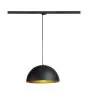 SLV Railspot Hanglamp Forchini M 40 3-Fase Staal Zwart | Geschikt voor 1x E27 