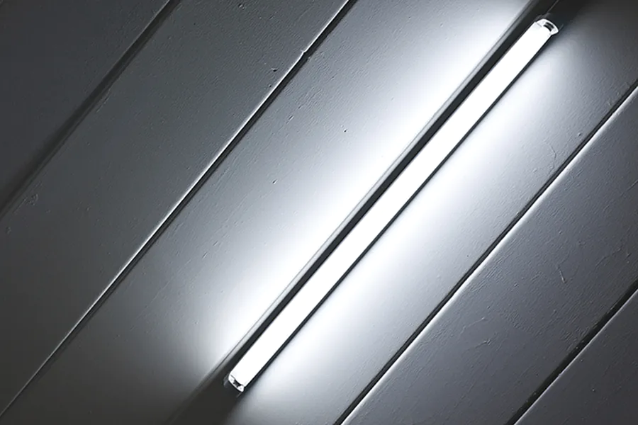 hand holds a LED